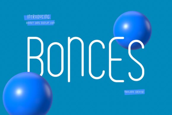 Bonces Bouncy Sans Display Font: Your New Go-To for Bold, Modern Design