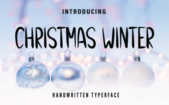 Christmas Winter Font: A Cozy, Handwritten Touch for Your Projects
