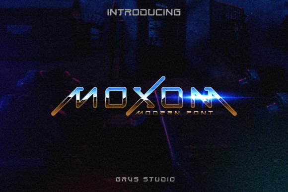 Grvs Moxom Modern Futuristic Font: Designing for Tomorrow
