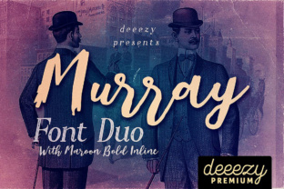 Murray Script Font Duo: Unveiling a Cool Retro Vibe