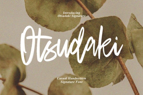 Otsudaki Font: Crafting Authentic, Handmade Visual Identities