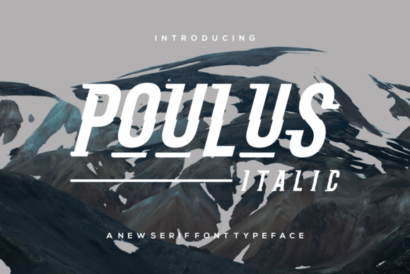 Poulus Italic Font: Sweet Elegance for Modern Design