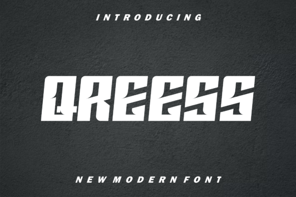 Qreess Font: A Modern Display Typeface for Bold Ideas