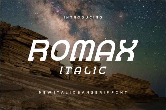 Romax Italic Font: Sweet Elegance for Modern Design