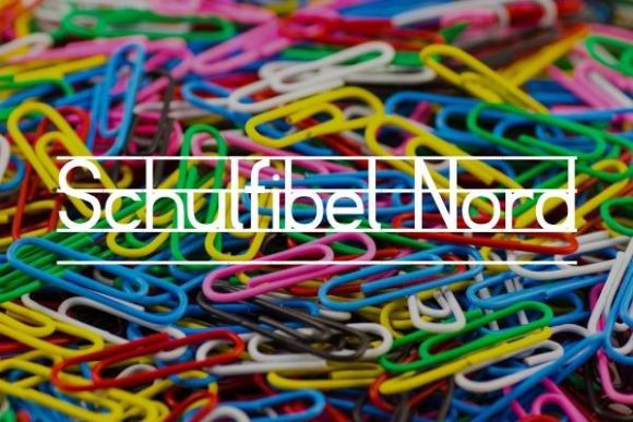Schulfibel Nord Font: Playful Lines Meet Simple Elegance