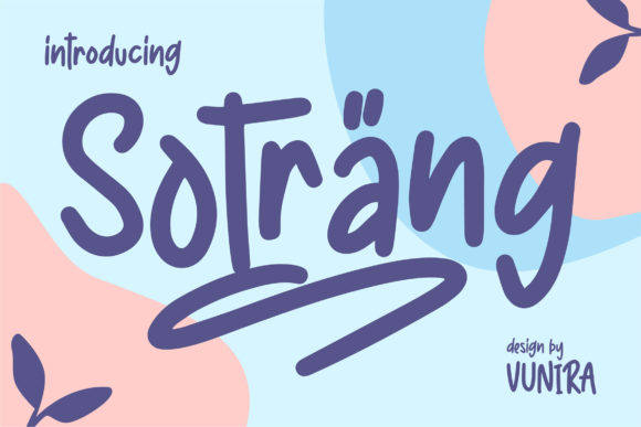 Sotrang Font: A Quirky Script for Friendly Designs