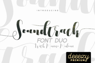 Soundtrack Font Duo: Pairing Brush Script with Display Type