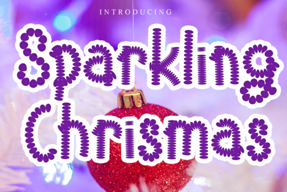 Sparkling Chrismas Font: A Playful Addition to Your Design Toolkit