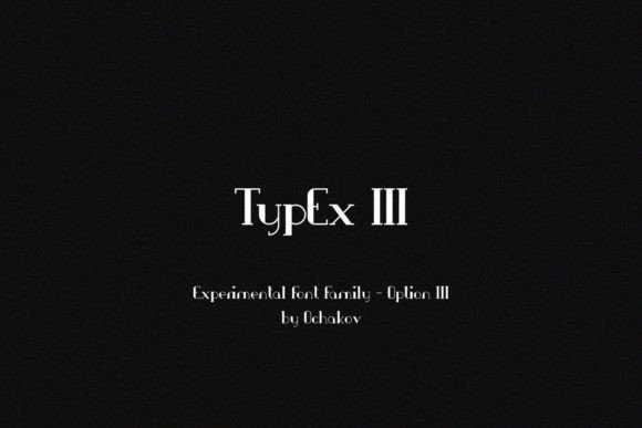 Typex III Font: Blending Slab Serif Stability with Modern Edge
