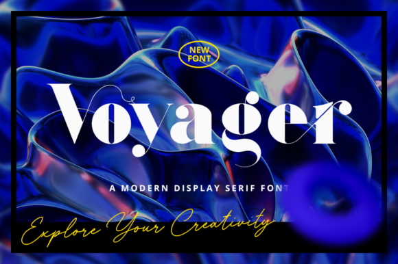 Vayager Font: Bold Serif for Modern Designers