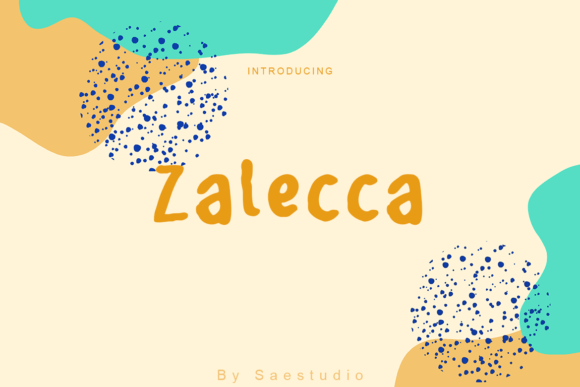Zalecca Font: A Brush Script for Bold Creative Statements